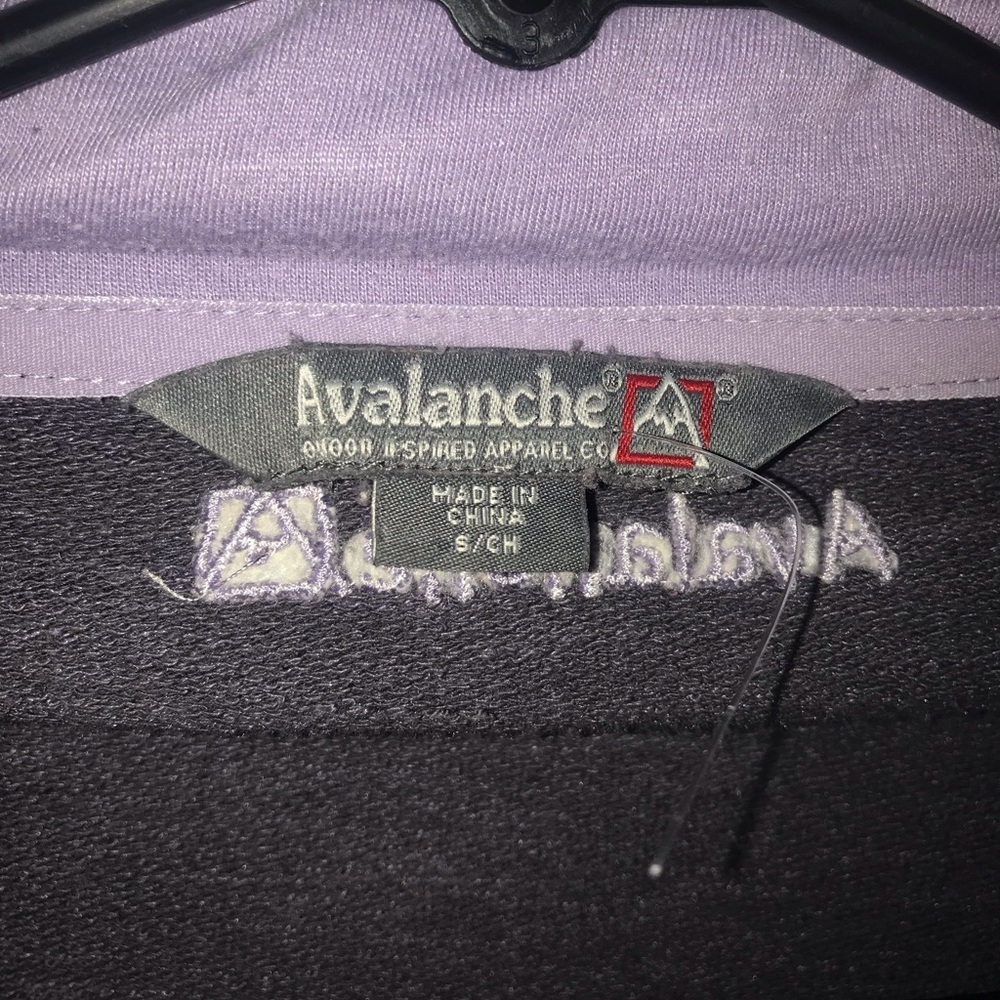 Avalanche Purple Snap Button Pullover Sweatshirt - image 7